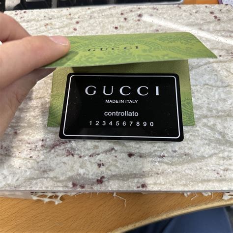 fake gucci print|gucci authenticity card.